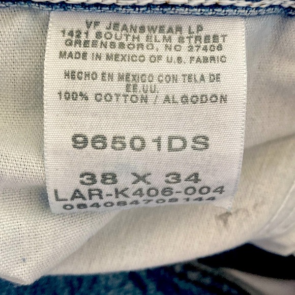 Wrangler Men’s Jeans, size 38x34 - Picture 4 of 5